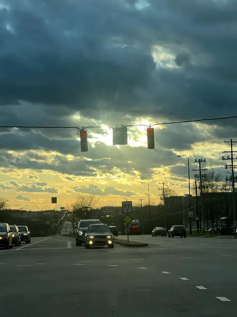 That stunning moment when the sky steals the show.